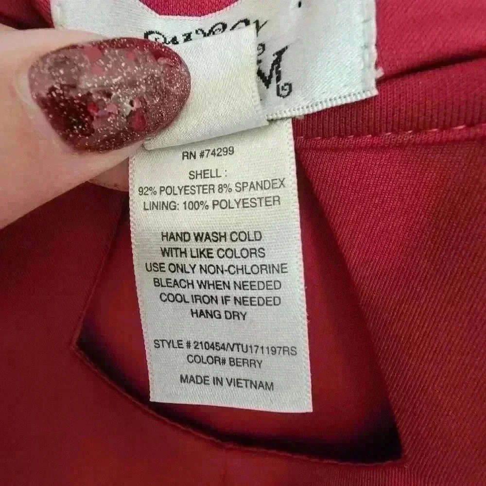 Sweet Storm Red Cutout, Sleeveless, Fit and Flare Knee Length Dress, NWOT Size L - Picture 5 of 5